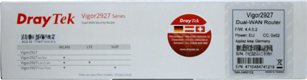 DrayTek Vigor2927 – Bild 7