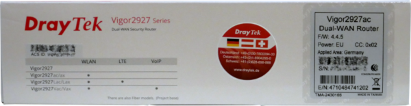 DrayTek Vigor2927ac – Bild 7
