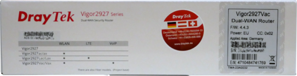 DrayTek Vigor2927Vac – Bild 7