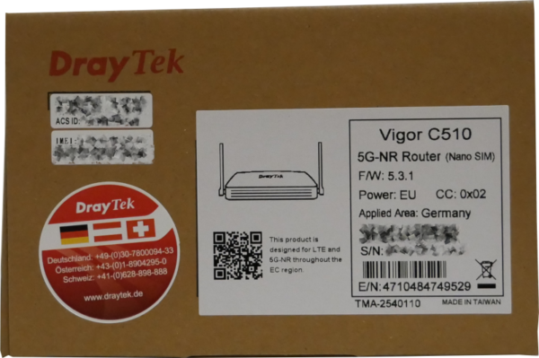 DrayTek Vigor C510 – Bild 2